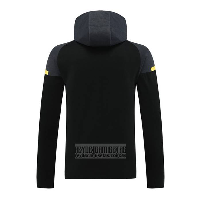 Chaqueta con Capucha del Borussia Dortmund 2024-2025 Negro